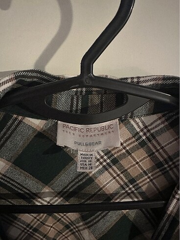 Pull and Bear Pullandbear Oversize Kareli Gömlek