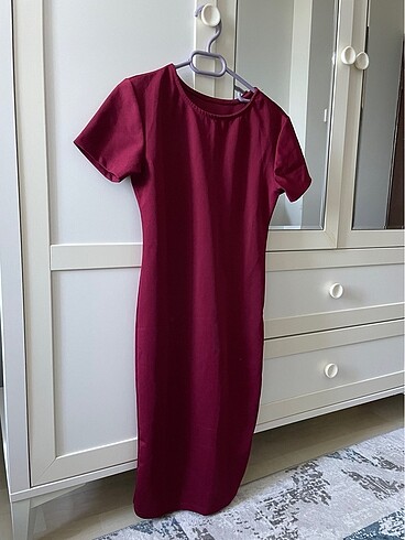BORDO KALEM ELBİSE