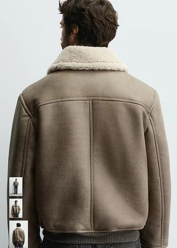 ZARA ERKEK SUNİ DERİ CEKET - Görsel 4