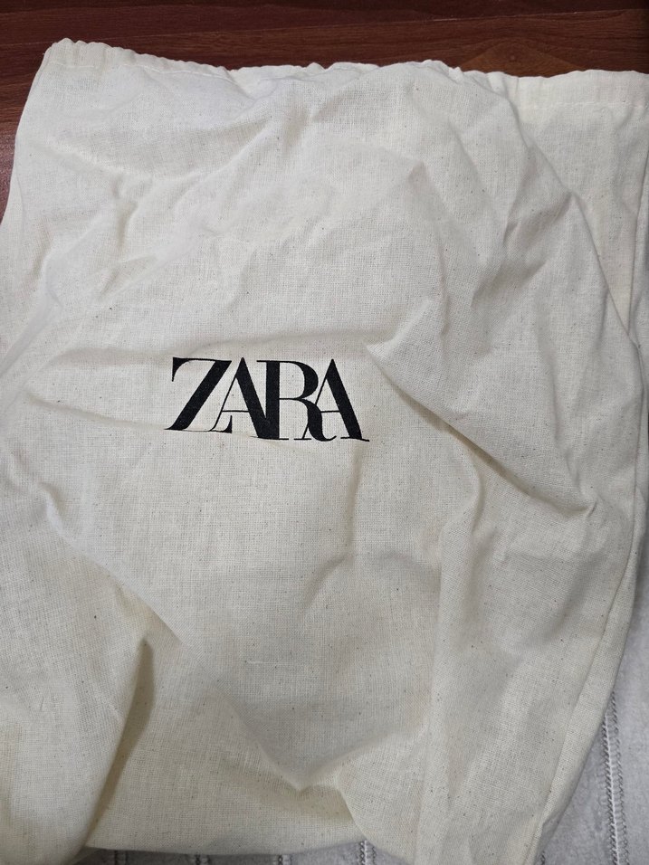 Zara Kahverengi Deri Kadın Terlik, Toka Detaylı - Görsel 3