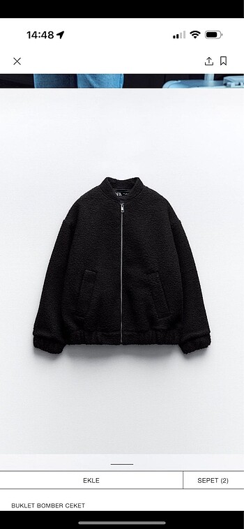 Zara bomber ceket