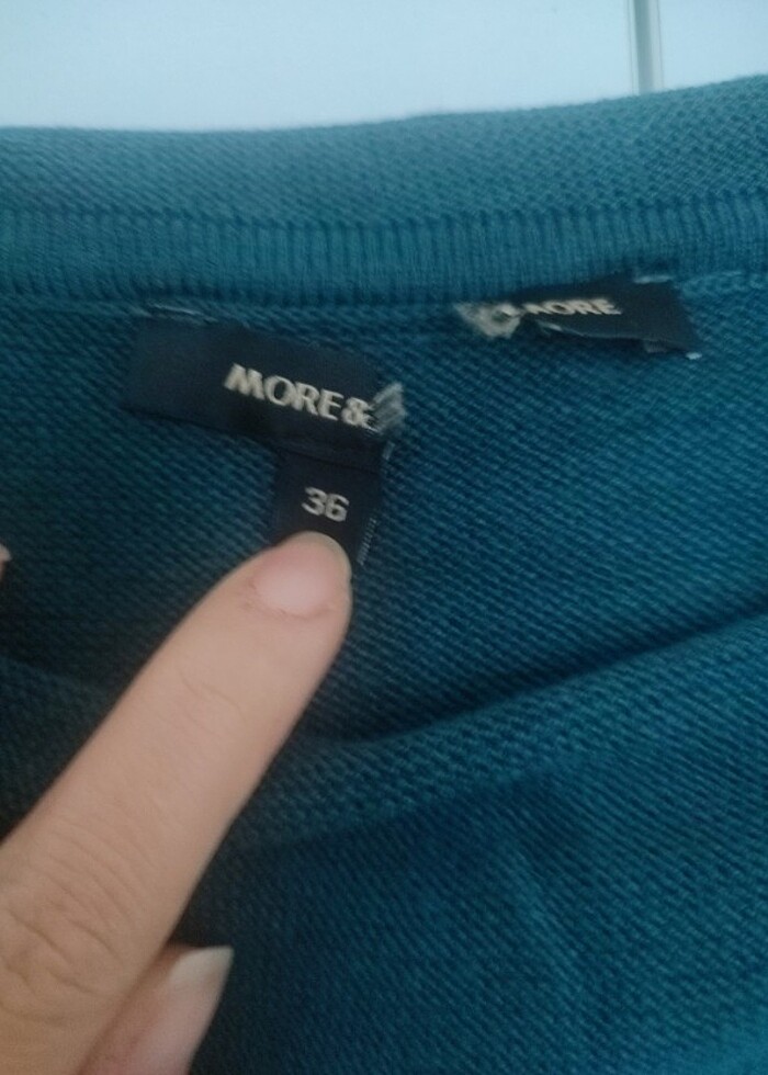 Yumuşacık şal yaka kazak - Görsel 3