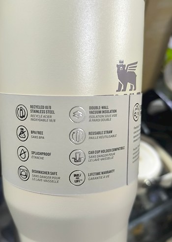 Stanley Beyaz Termos Matara 880ml - Görsel 2