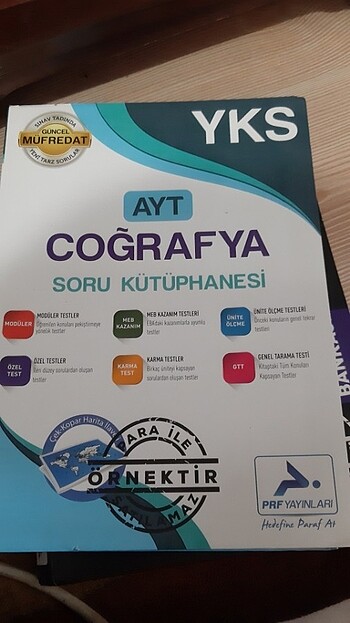 Ayt çoğrafya kitabı prf yayınları 