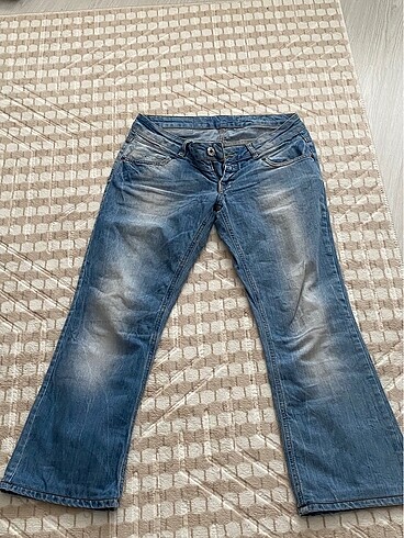 Düşük bel bol jean