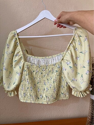 s Beden Koton Crop Bluz