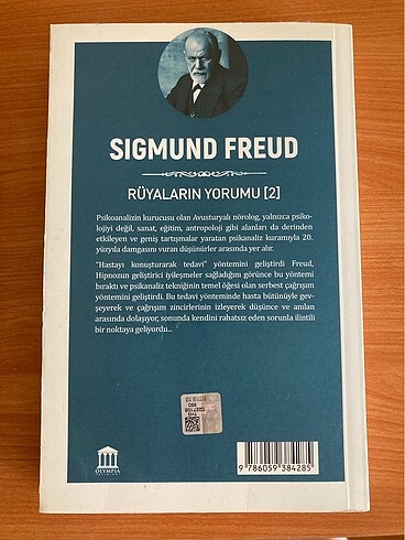  Sigmund Freud Rüyaların Yorumu 2 Olympia Yayınları