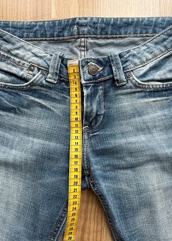 34 Beden mavi Renk Y2k Düşük Bel İspanyol Paça