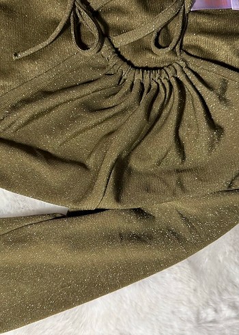 Urban Outfitters Simli önden bağlamalı Y2k bluz