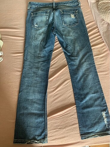 Mavi Jeans y2k düşük bel ispanyol paça jean
