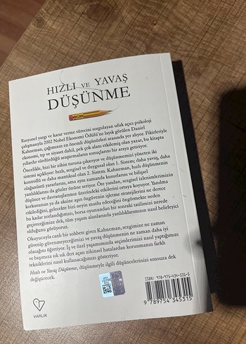  Hızlı ve Yavaş Düşünme - Daniel Kahneman