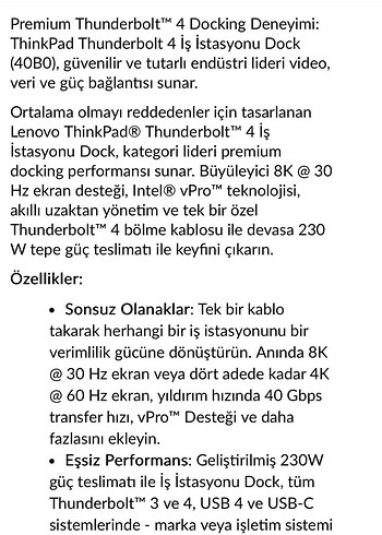 Lenovo Thinkpad Workstation Dock - Görsel 5