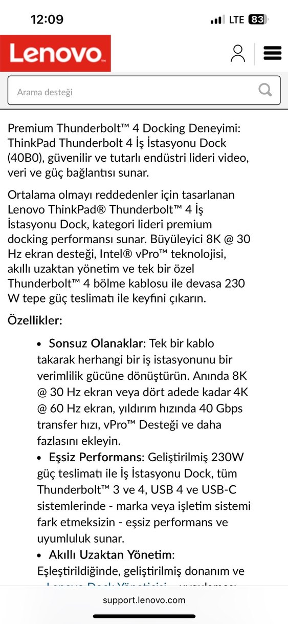 Lenovo Thinkpad Workstation Dock - Görsel 5