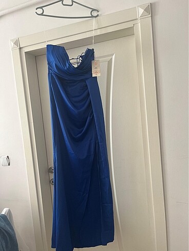 Yırtmaçlı Uzun Elbise - Görsel 5