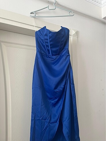 Yırtmaçlı Uzun Elbise - Görsel 6