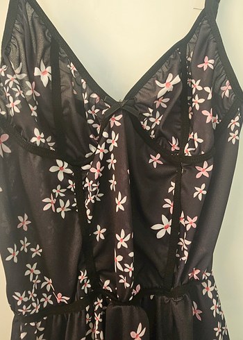 Çiçek Desenli pilaj elbisesi - Görsel 9