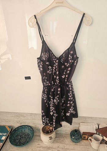 Çiçek Desenli pilaj elbisesi - Görsel 7