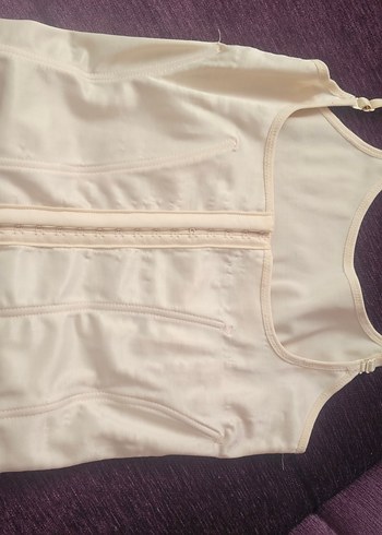 Beyaz İnce Askılı Hemşire Korsesi - Görsel 3