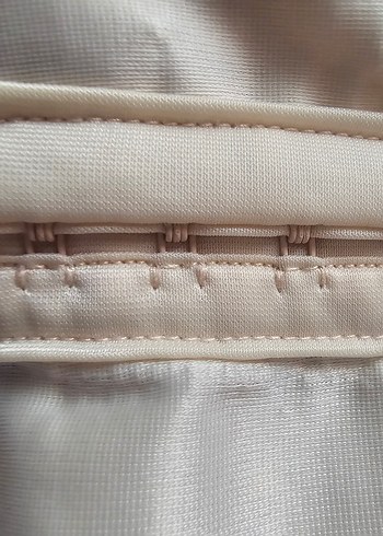 Beyaz Göğüs Destekli Korset - Görsel 10