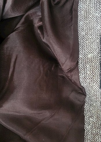 Gri Keten Pilili Mini Hamile Eteği - Görsel 9