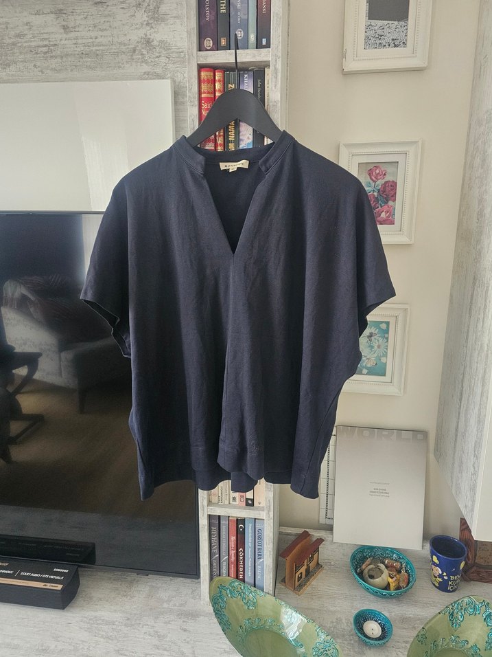 lacivert  battal  boy   buluz - Görsel 5