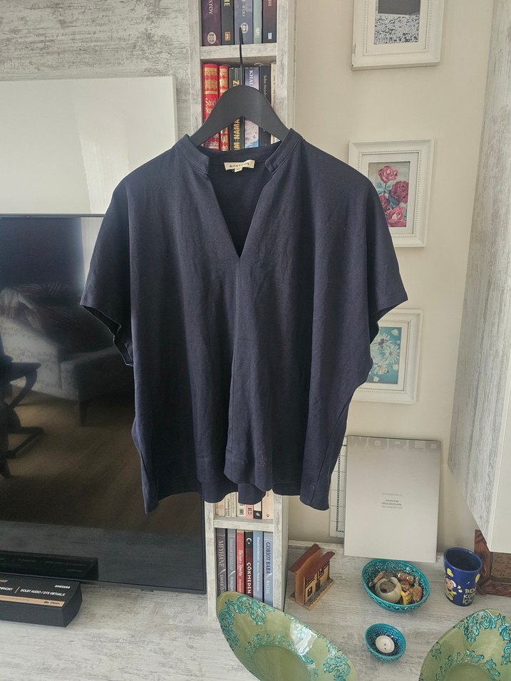 lacivert  battal  boy   buluz - Görsel 3