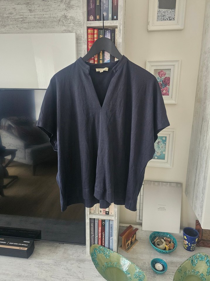 lacivert  battal  boy   buluz - Görsel 2