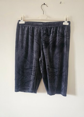 Gri Kadın Bermuda Şort Rahat Kesim - Görsel 6