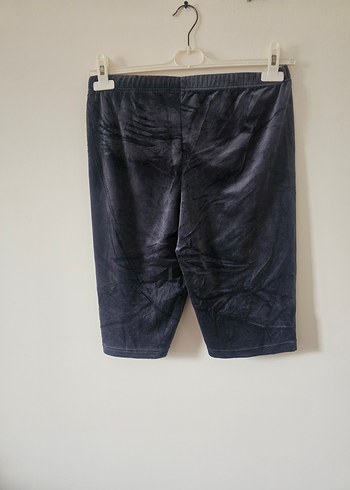 Gri Kadın Bermuda Şort Rahat Kesim - Görsel 5