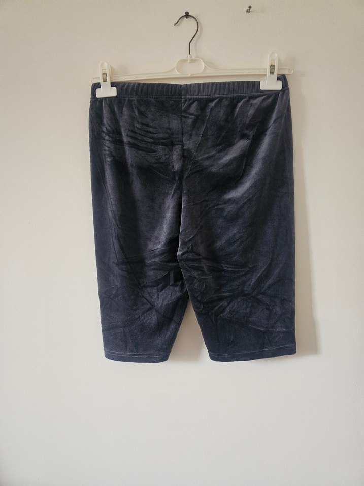 Gri Kadın Bermuda Şort Rahat Kesim - Görsel 2