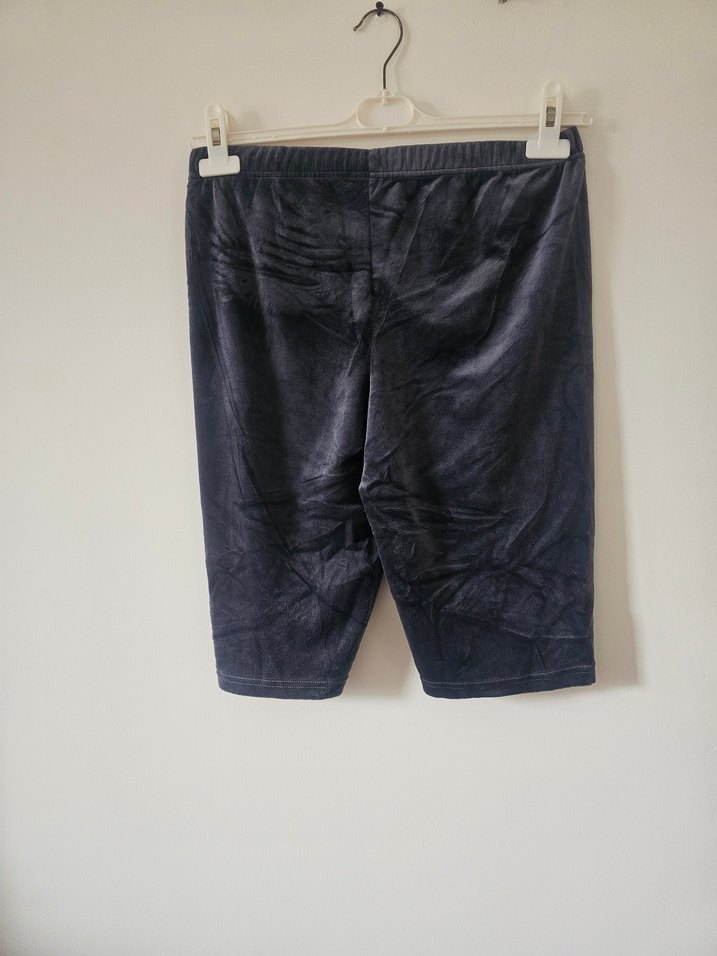 Gri Kadın Bermuda Şort Rahat Kesim - Görsel 5