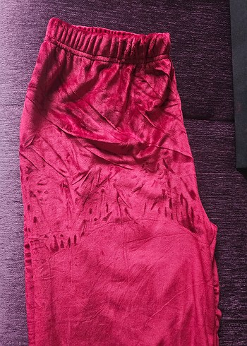 kırmızı kadife şort bermuda - Görsel 5