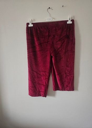 kırmızı kadife şort bermuda - Görsel 10