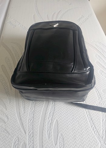 Siyah Deri Spor Sırt Çantası - Görsel 14