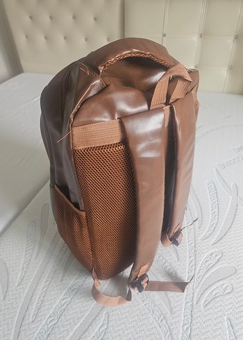 Kahverengi Tokalı Erkek Sırt Çantası - Görsel 2
