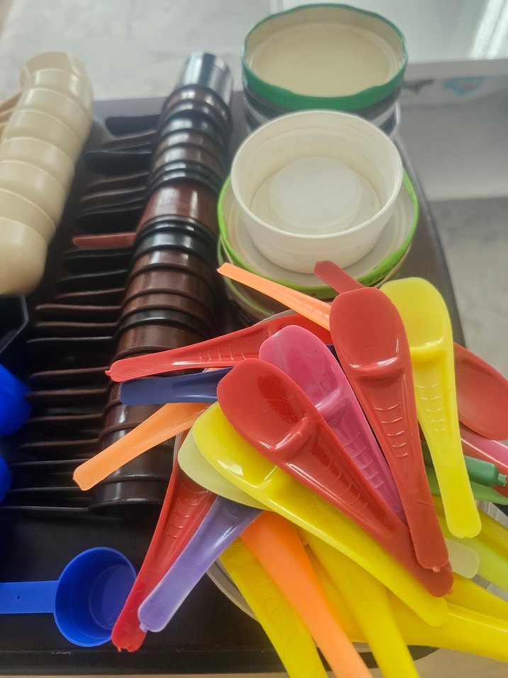 Renkli Plastik Mutfak Ölçü Kaşıkları Seti - Görsel 2