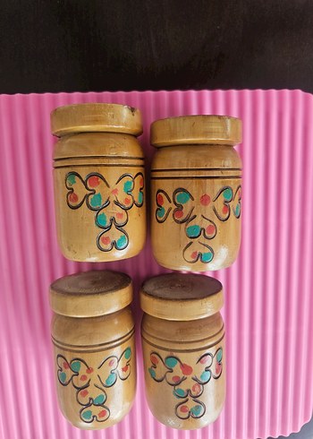 Ahşap Mini baharat Seti - Görsel 3