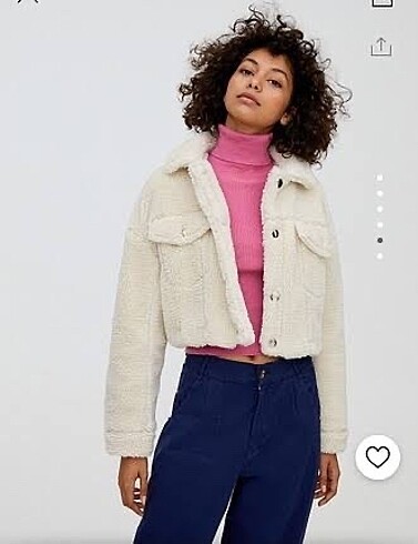 Pull & Bear peluş kürk