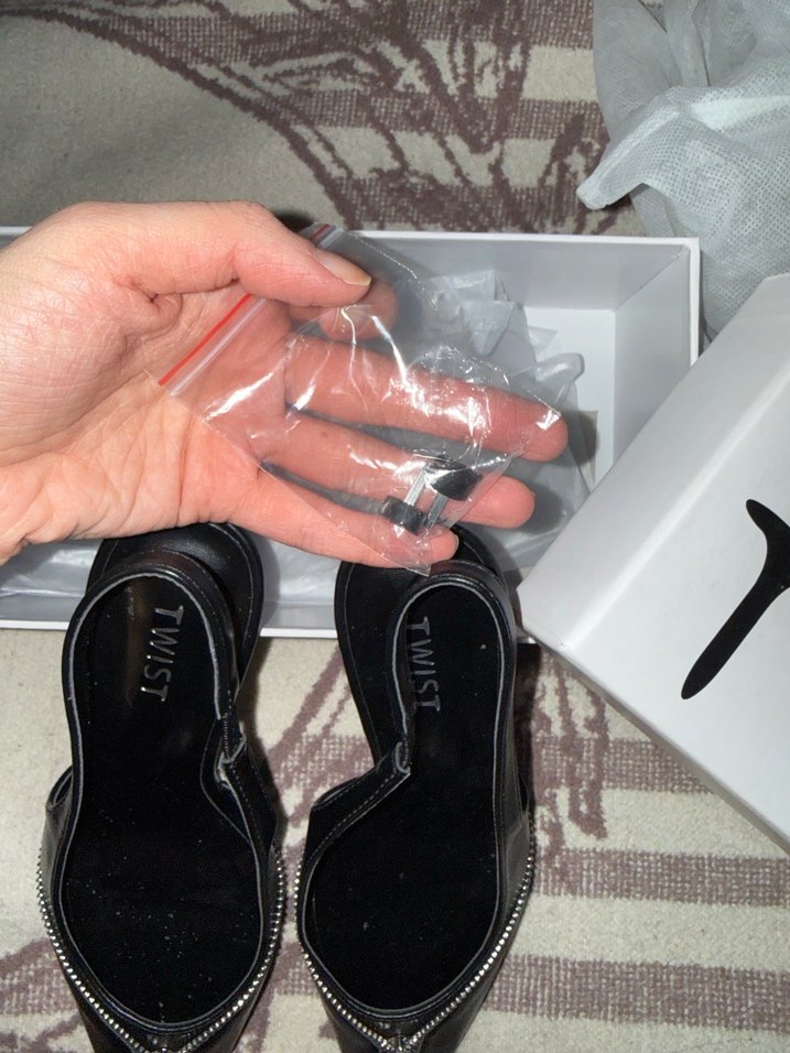 Siyah TWİST Tokalı Stiletto - Görsel 4