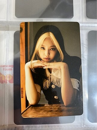 blackpink jennie pc photocard dvd