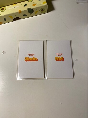 bts namjoon jimin message card