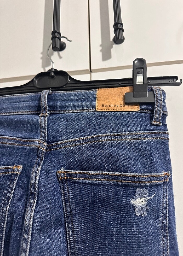 BERSHKA yüksek bel jean - Görsel 3