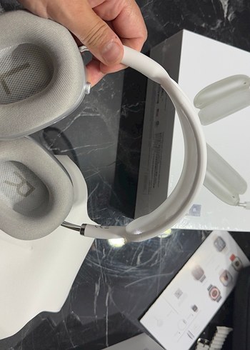 Apple airpods max  kapalı kutu gri Kulaküstü Kablosuz Kulaklık - Görsel 5