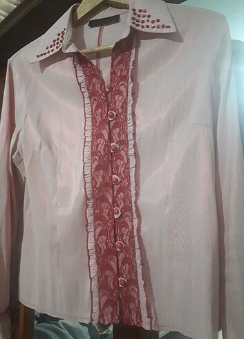 Zara Yeni rahat pudra bayan bluz