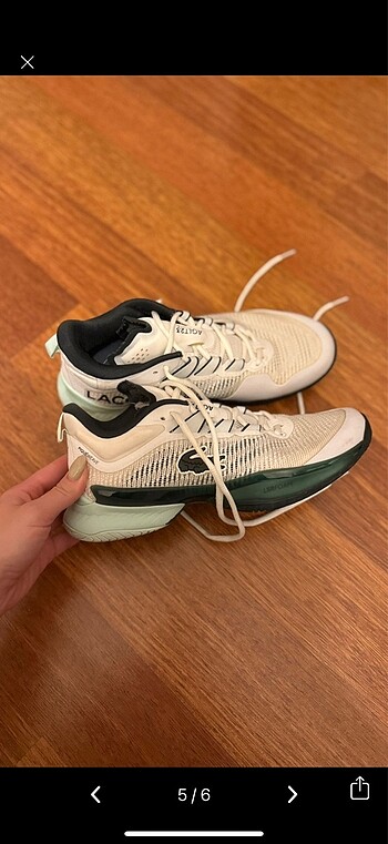 37,5 Beden beyaz Renk Lacoste Tenis AG-LT23 Ultra ayakkabı tenis