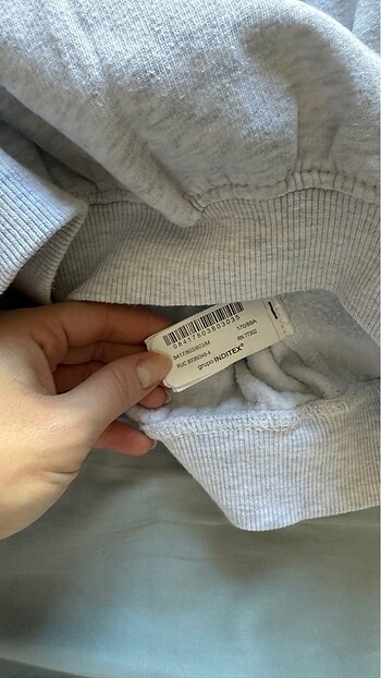 s Beden Crop zara sweat