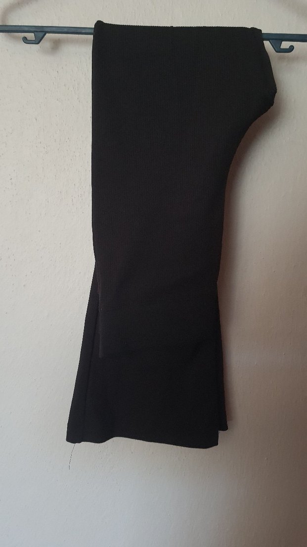 Siyah Kadın İspanyol Tayt - Görsel 2