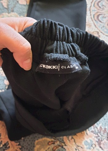 Siyah Kadın Kumaş Pantolon - Görsel 3