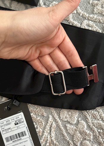 Klasik Siyah Desenli Erkek Papyon kuşak - Görsel 4