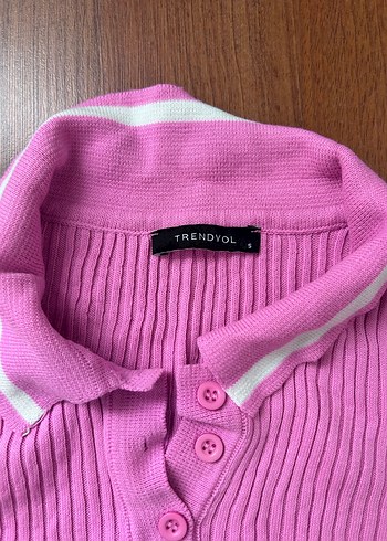 Pembe kısa kazak - Görsel 2